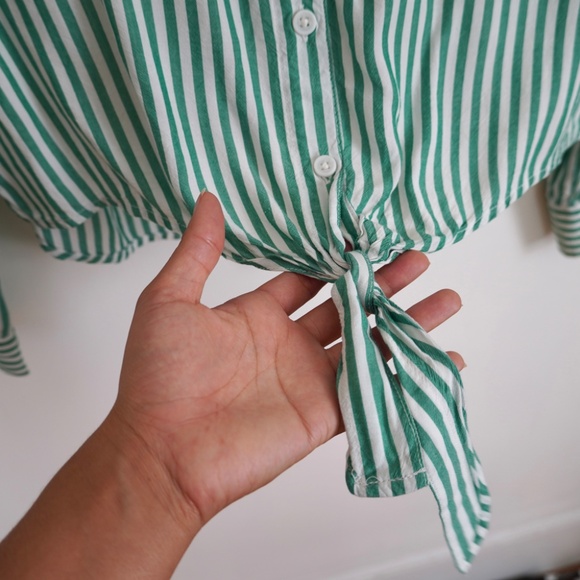 Collared striped button down shirt - Picture 4 of 4